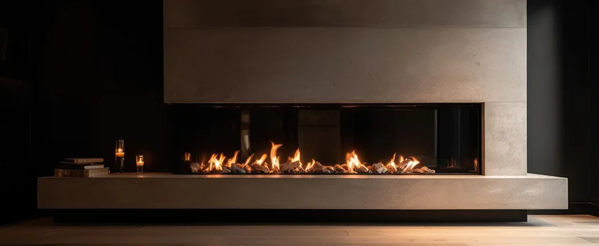 Gas Fireplace Ember Bed Design Services in Ives Estates, Florida