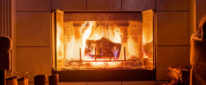 Mendota Hearth Landscape Fireplace Installation in Ives Estates, Florida