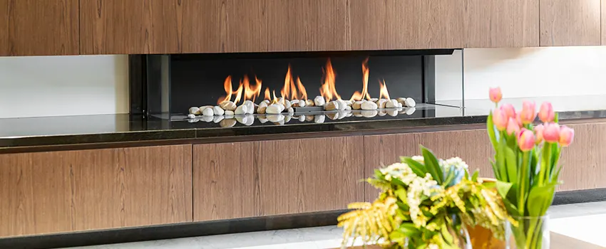 Double-height Fireplace Design Refurbishment in Ives Estates, Florida
